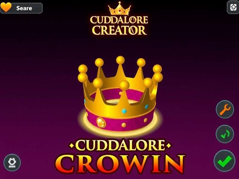 Cuddalore Crown Creator Game Screenshot